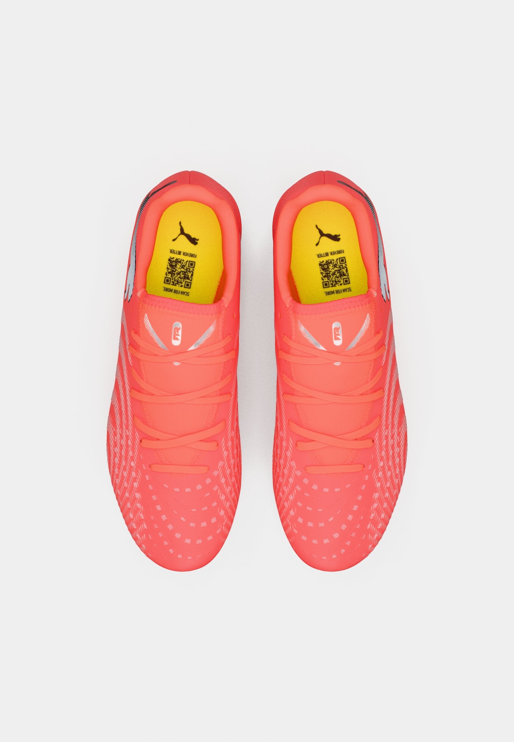 FUTURE 9 PLAY FG/AG - Football boots artificial grass - glowing red/white/black/silver-coloured
