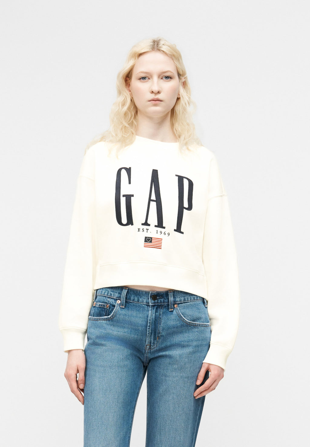 LOGO WEDGE - Sweatshirt - new off-white