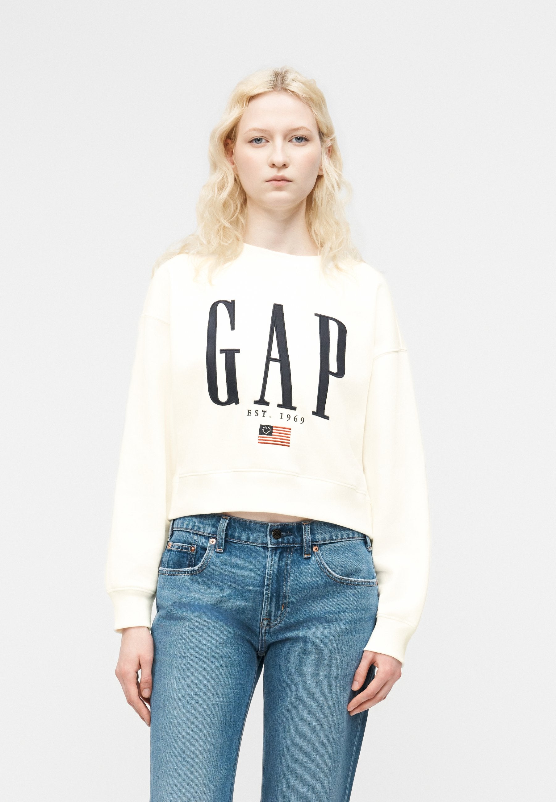 LOGO WEDGE - Sweatshirt - new off-white