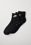 LOT DE 3 PAIRES DE CHAUSSETTES DE SPORT BASSES MIXTES - Chaussettes de sport - black/white