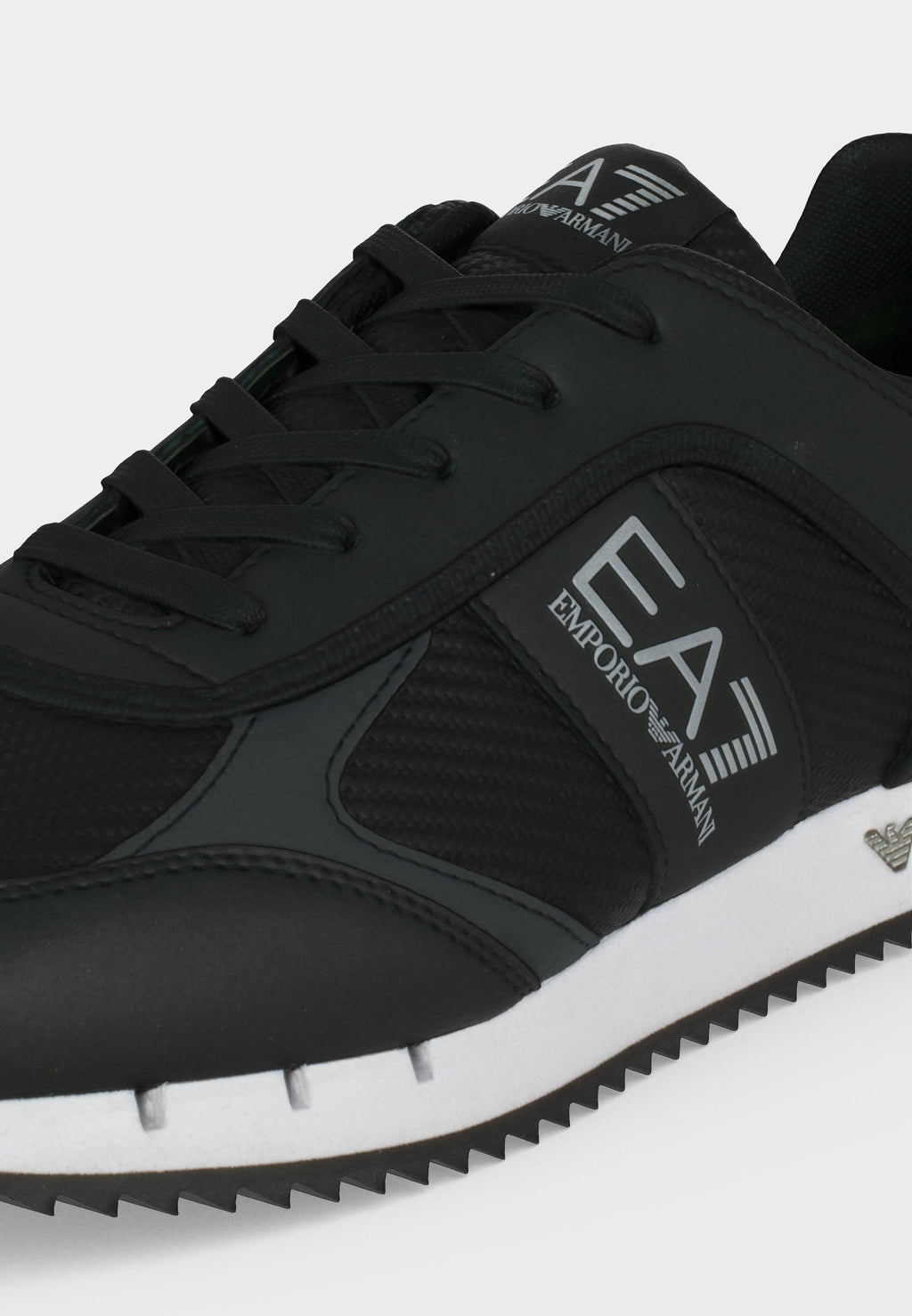 UNISEX - Trainers - black/silver-coloured/white