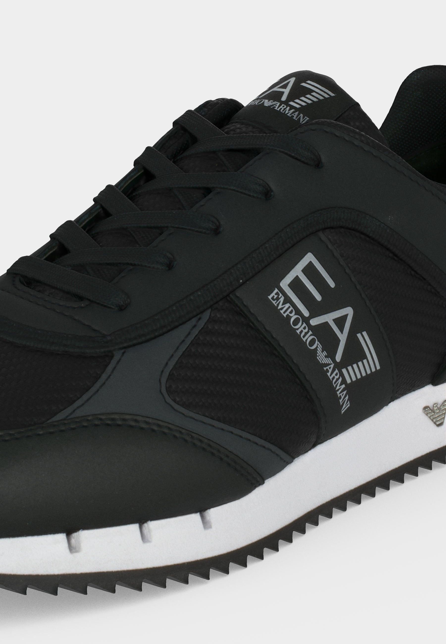 UNISEX - Trainers - black/silver-coloured/white