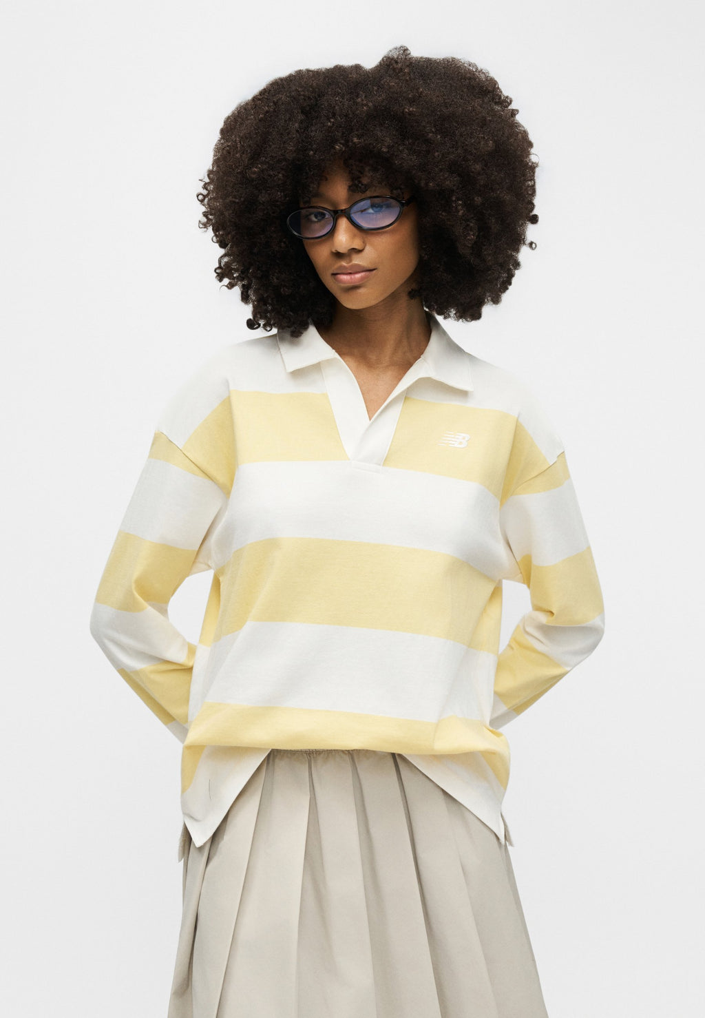 RUGBY LONG SLEEVE - Polo shirt - yellow