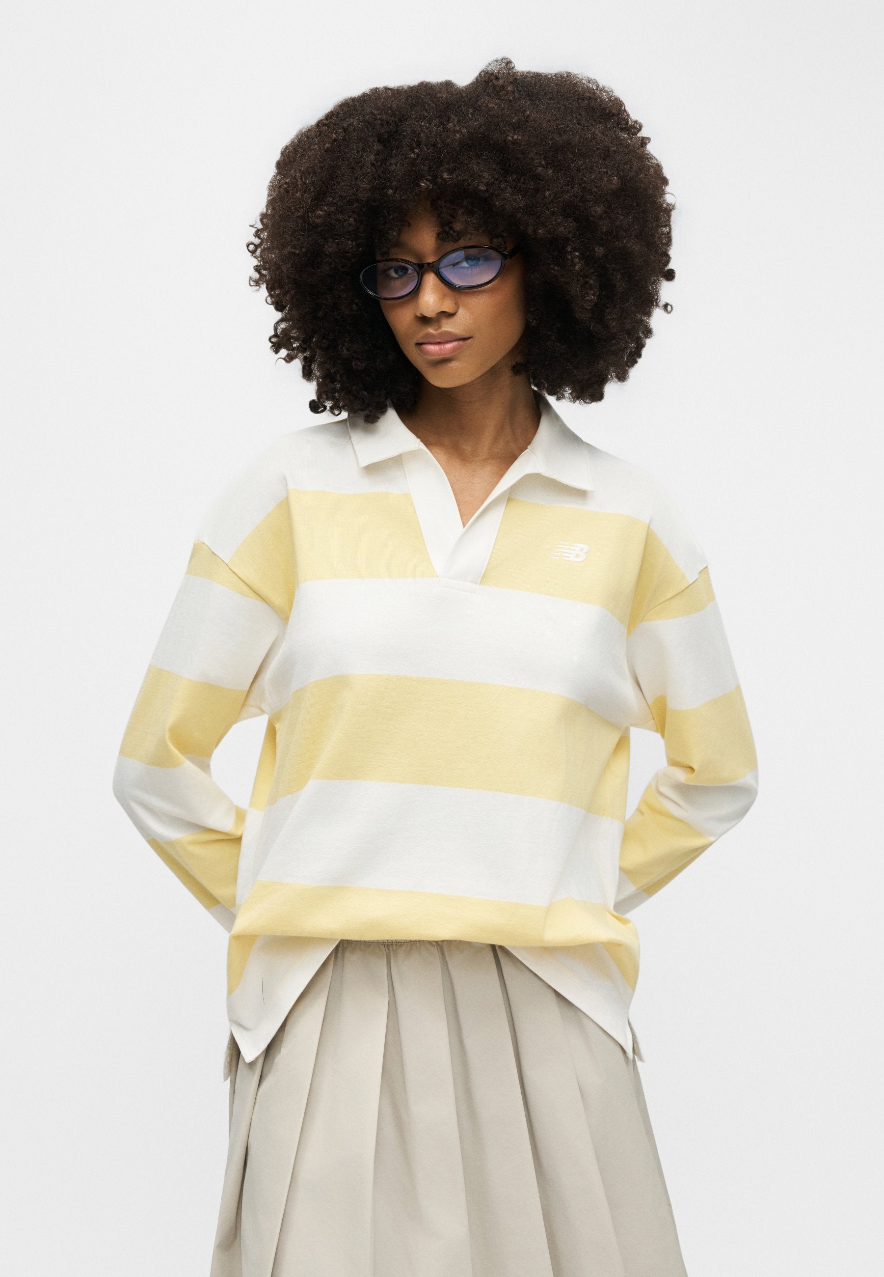 RUGBY LONG SLEEVE - Polo shirt - yellow