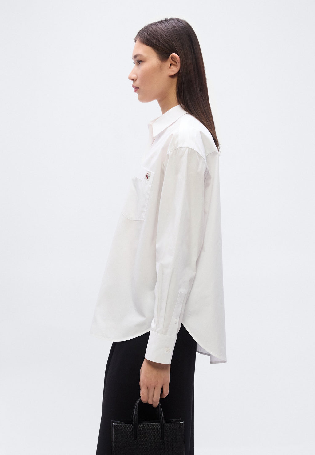RELAXED  - Button-down blouse - brilliant white