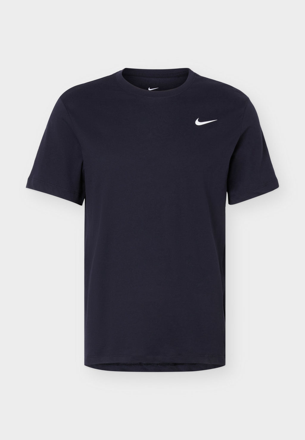 TEE CREW SOLID - Sports T-shirt - black/white