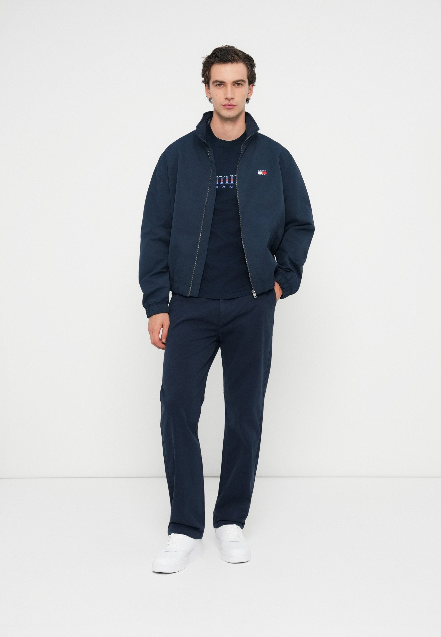 VESTE ESSENTIELLE - Blouson aviateur - bleu marine foncé