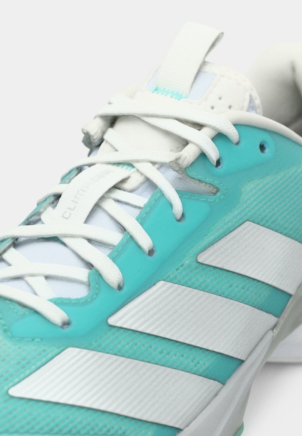 ADIZERO UBERSONIC 5 - Multicourt tennis shoes - flash aqua/silver-coloured metallic/blush pink