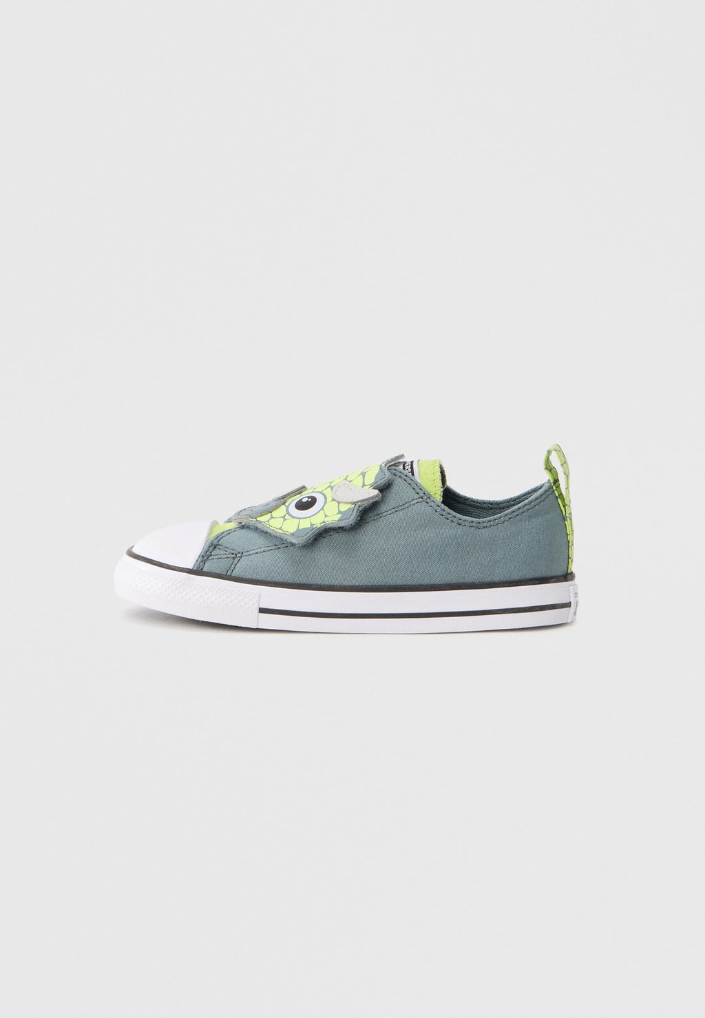 CHUCK TAYLOR ALL STAR ONE STRAP DINOS EASY-ON UNISEX - Trainers - mineral brew/neon mantis/white