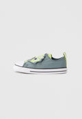 CHUCK TAYLOR ALL STAR ONE STRAP DINOS EASY-ON UNISEX - Trainers - mineral brew/neon mantis/white
