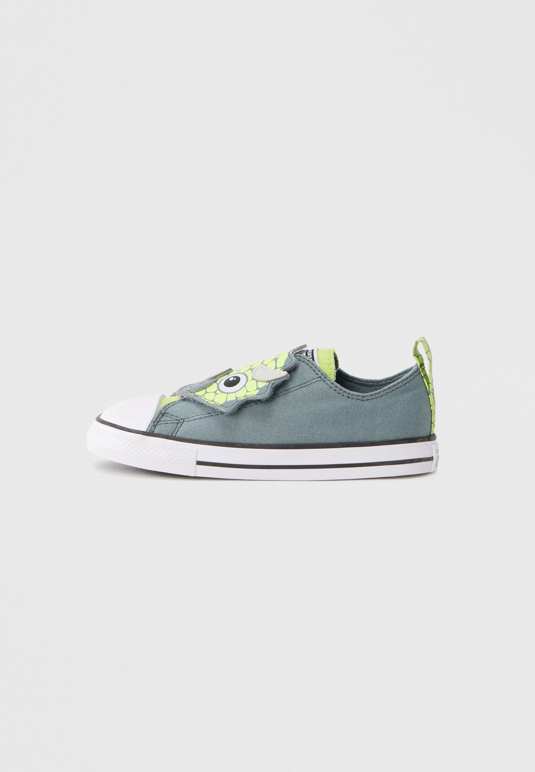 CHUCK TAYLOR ALL STAR ONE STRAP DINOS EASY-ON UNISEX - Trainers - mineral brew/neon mantis/white