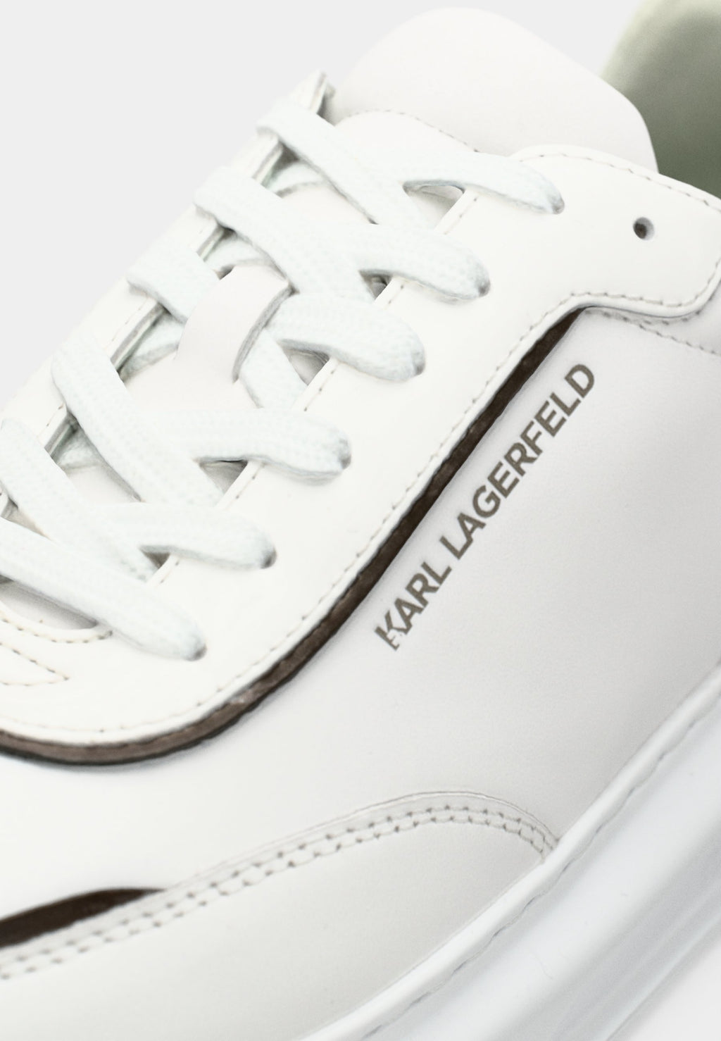KAPRI U FRONT LACE - Trainers - white/silver-coloured