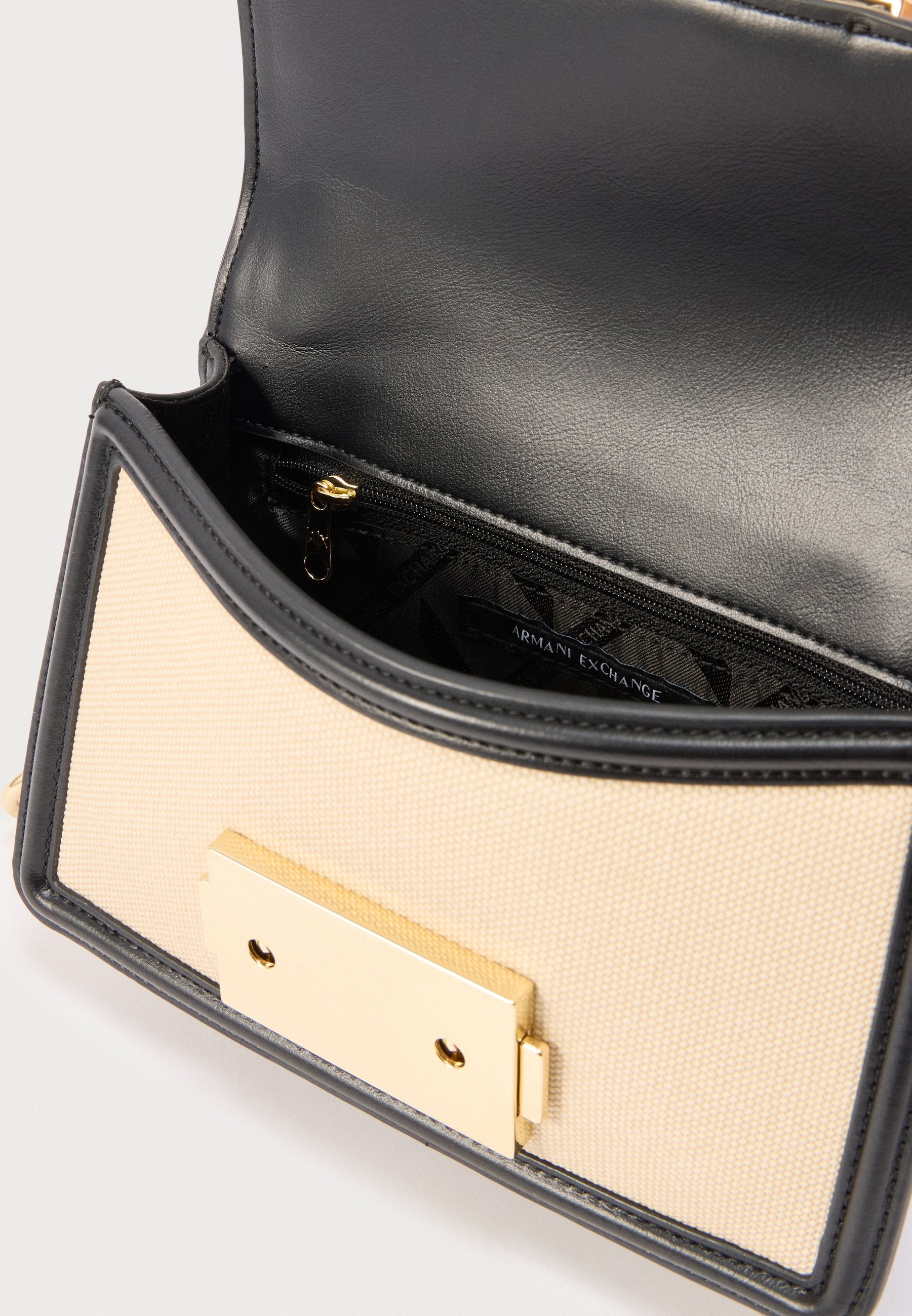JODIE CROSSBODY - Sac bandoulière - naturel/noir