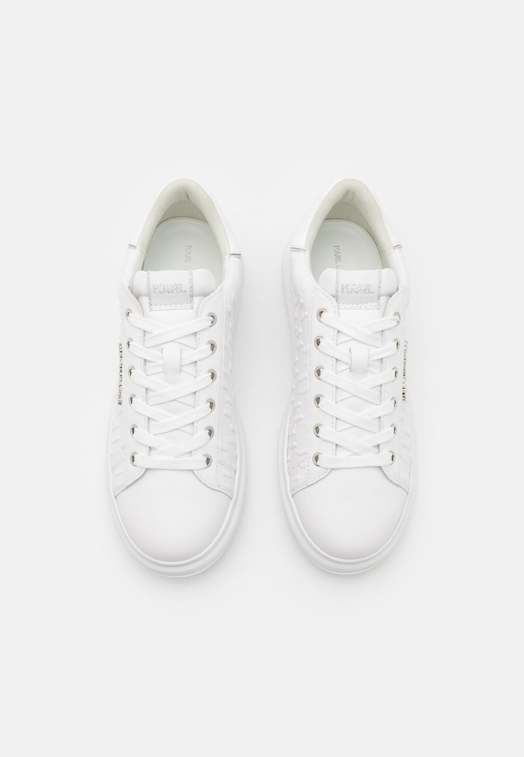 KAPRI MENS MONOGRAM EMBOSS  - Trainers - white