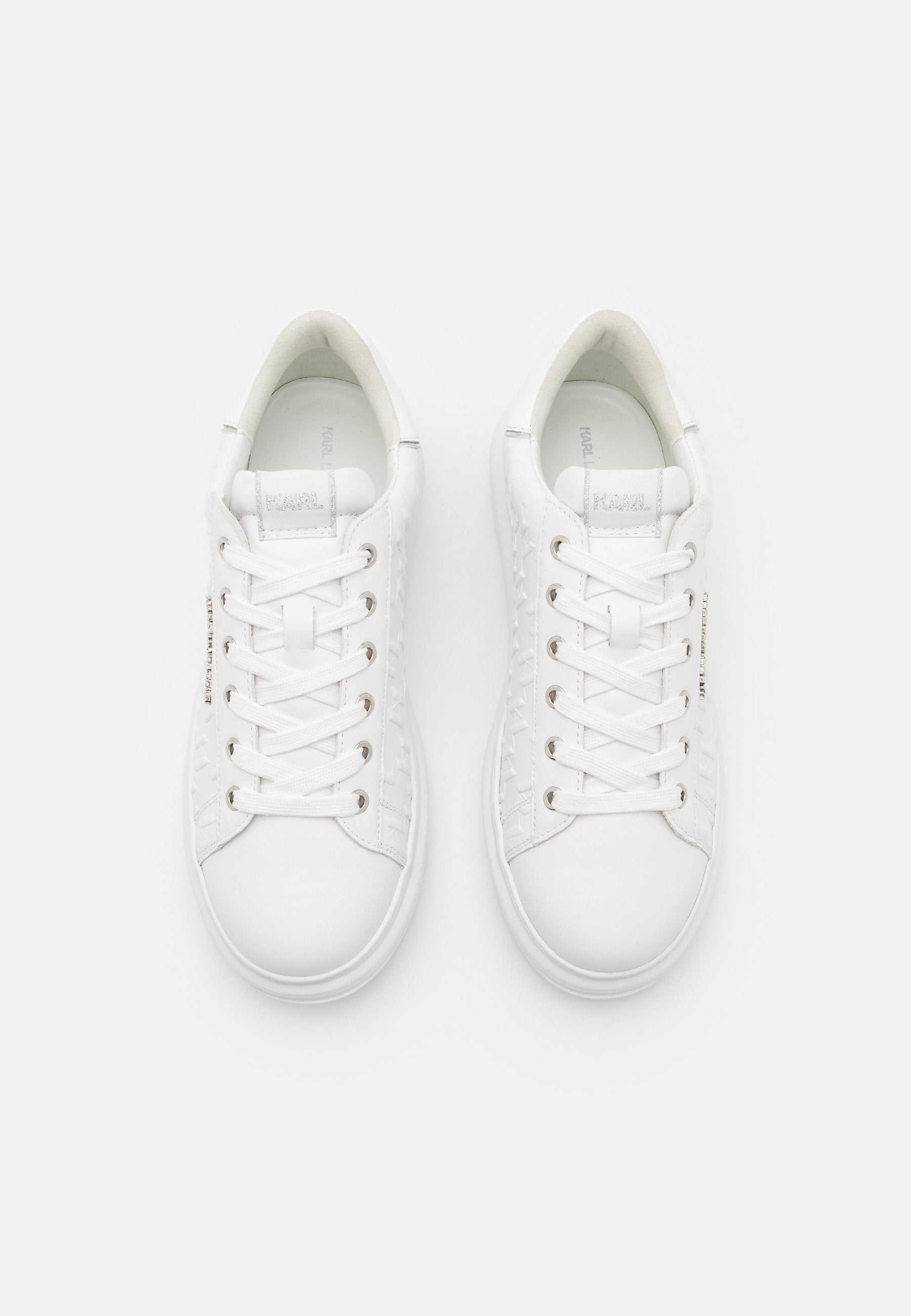 KAPRI MENS MONOGRAM EMBOSS  - Trainers - white