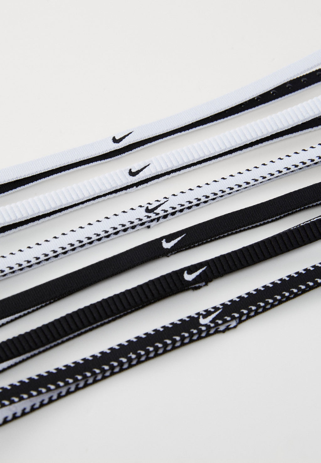 أربطة FLEX CLASSIC SLIM HEADBANDS 6 PACK - ملحقات أخرى - أبيض/أسود
