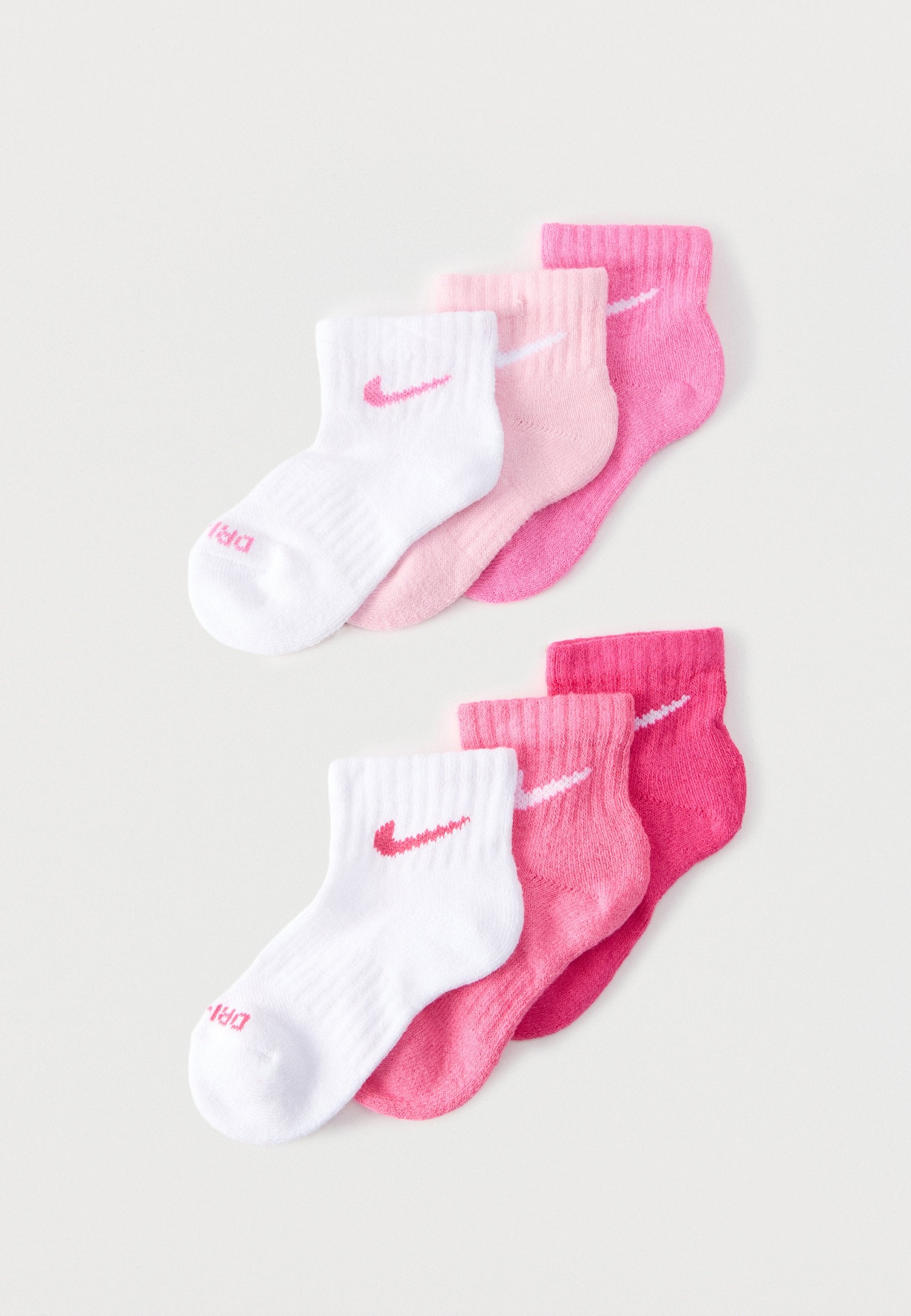 BASIC QUARTER UNISEX 6 PACK - Socks - vivid pink