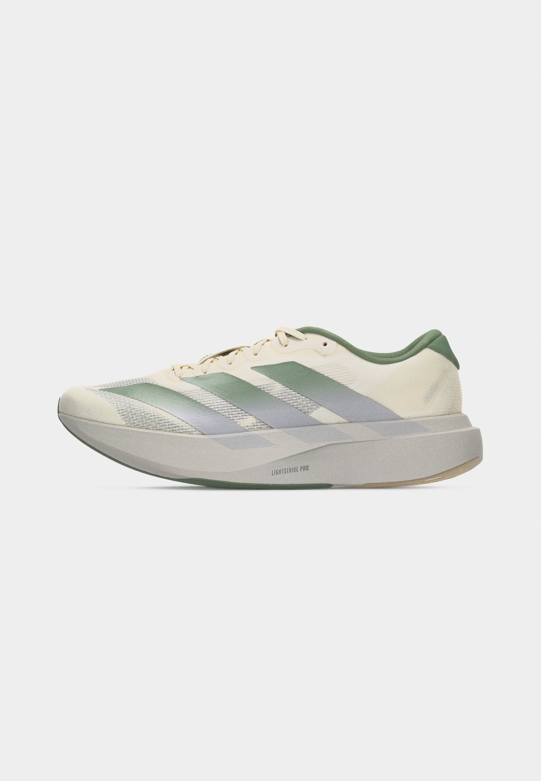 ADIZERO EVO SL M - Trainers - off white/silver-coloured green/grey one