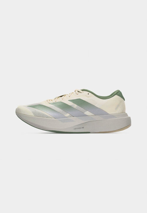 ADIZERO EVO SL M - Baskets basses - off white/silver-coloured green/grey one