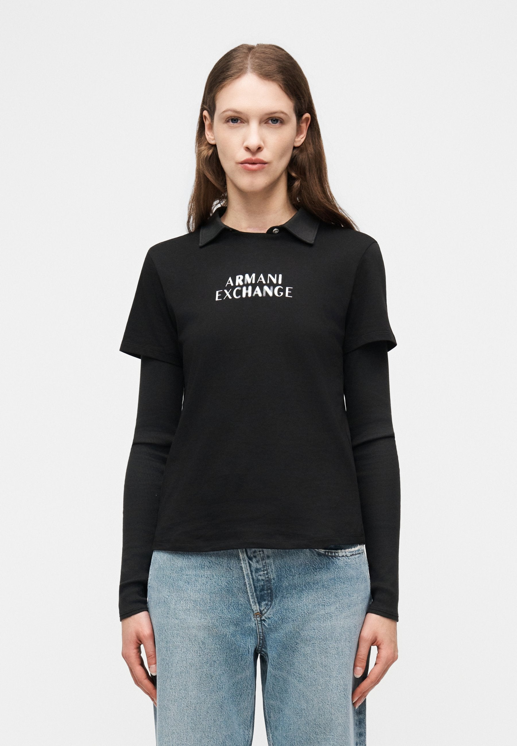 Print T-shirt - black