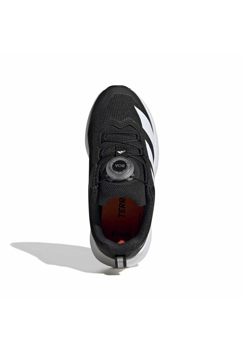 AGRAVIC UNISEX - Trail running shoes - core black/ftwr white/semi impact orange