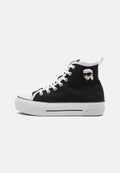 KAMPUS MAX PATCH LACE - High-top trainers - black