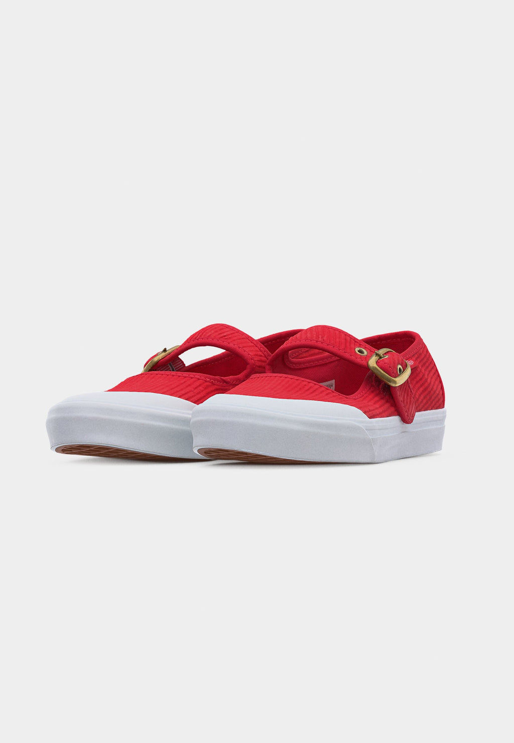 MARY JANE - Ankle strap ballet pumps - crimson haze