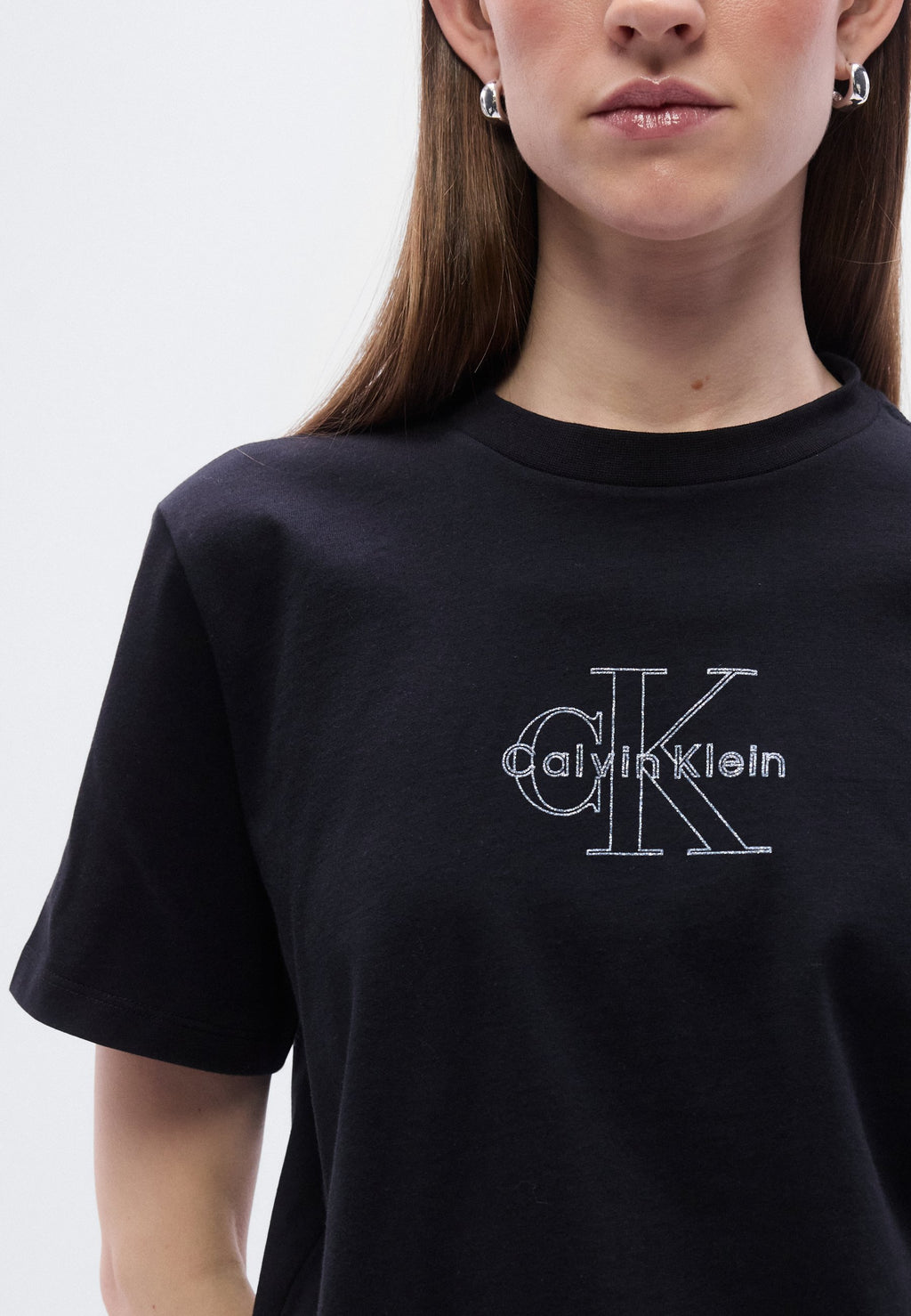 MONOLOGO TEE - Print T-shirt - black