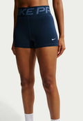 W NP SCULPT DF HR 3IN SHORT - Leggings - midnight navy white