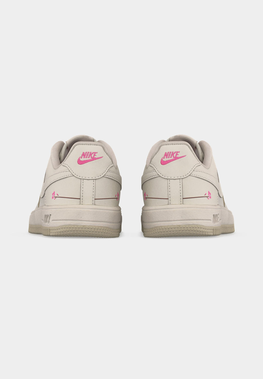 FORCE 1 LACE UNISEX - Trainers - light bone/playful pink/fauna brown