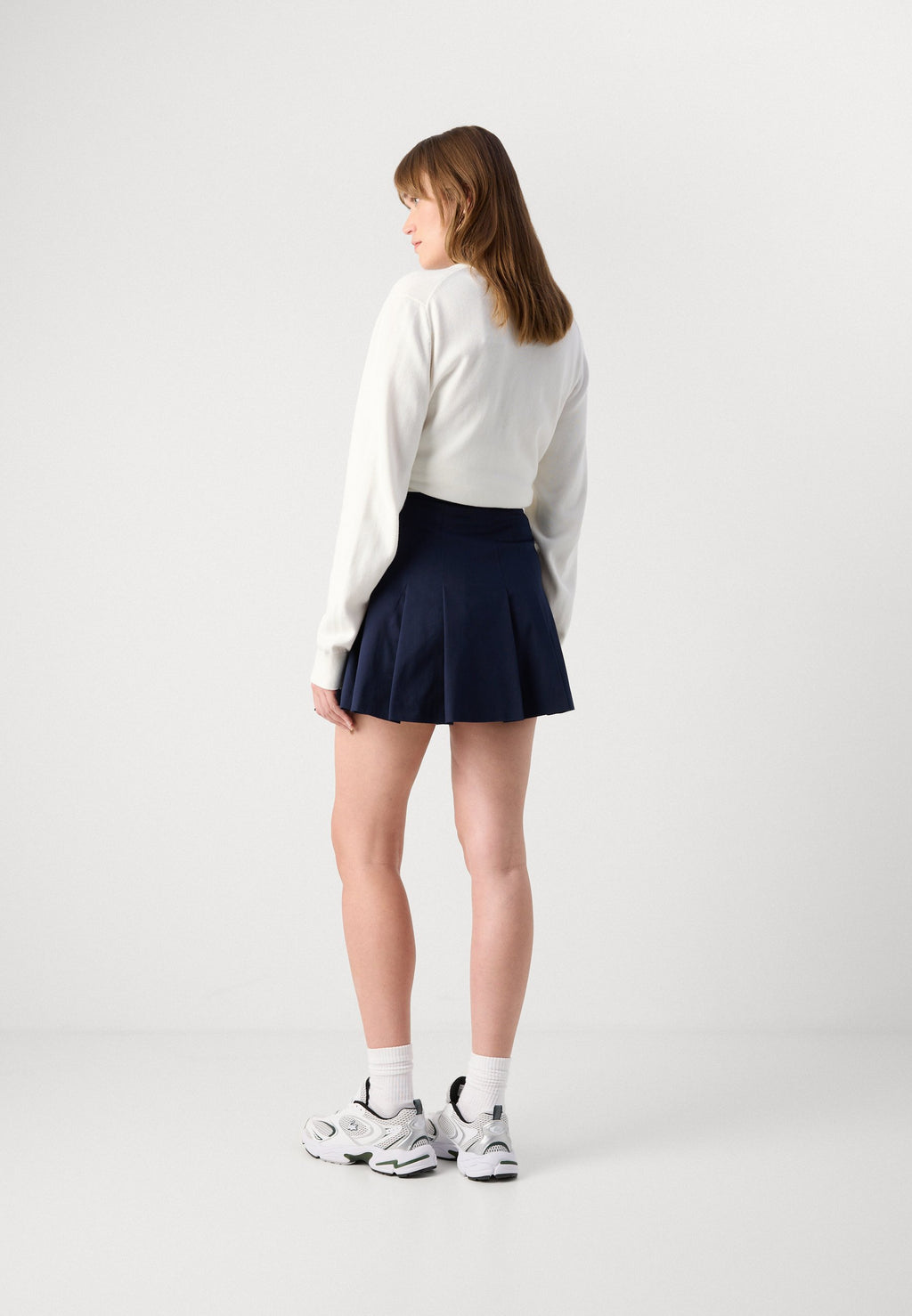 A-line skirt - navy blue