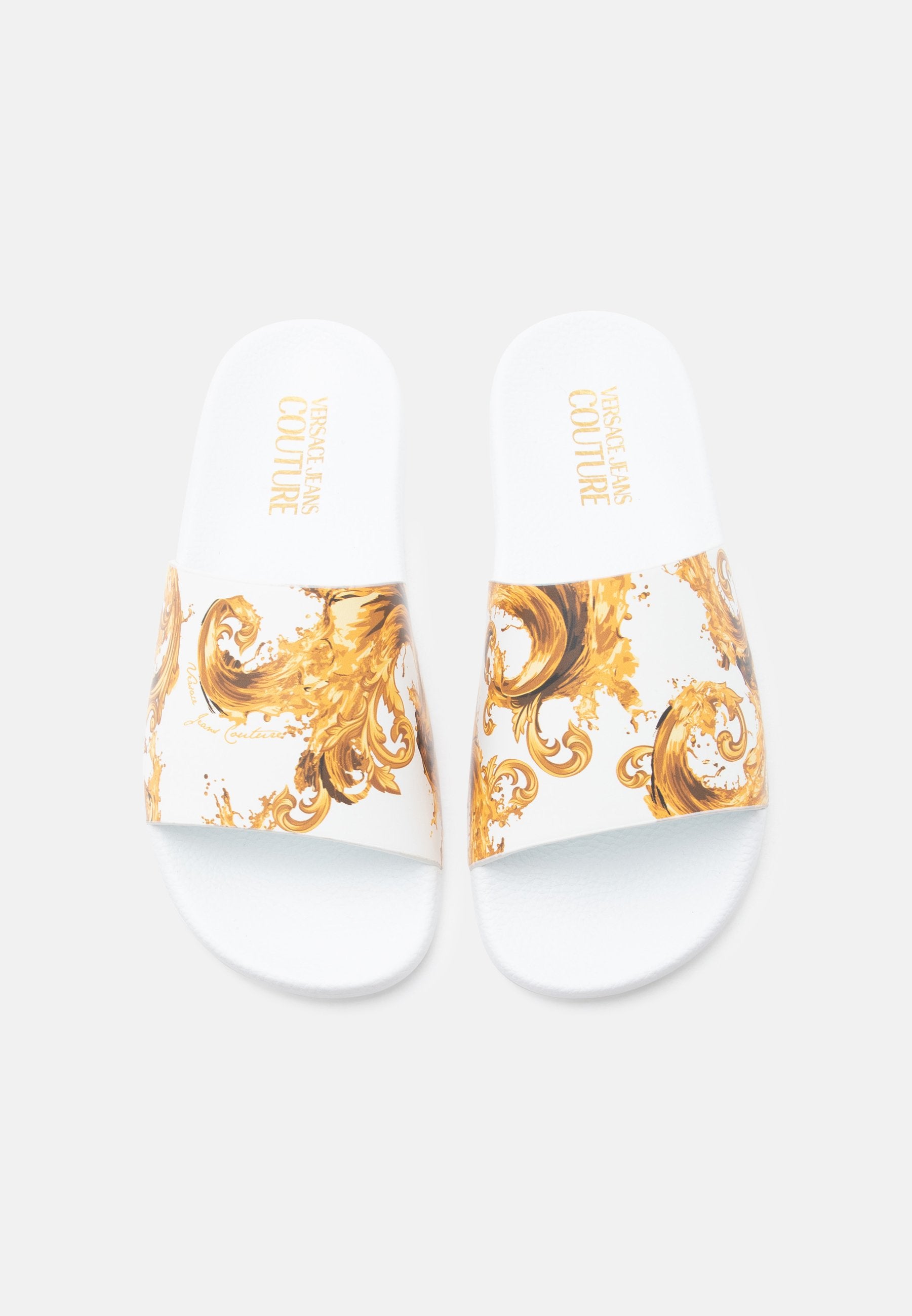 FONDO SHELLY - Sandales de piscine - blanc/doré