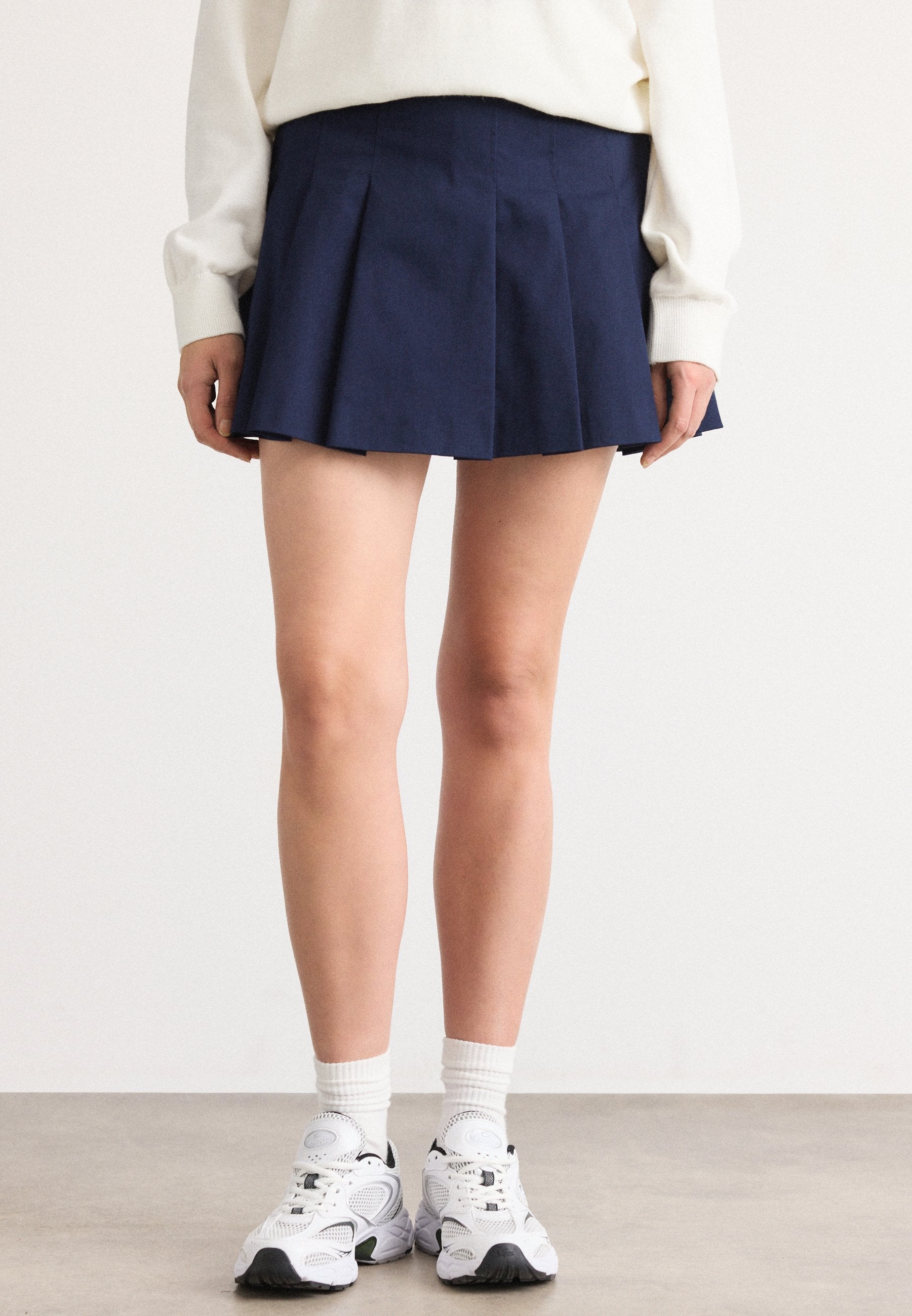A-line skirt - navy blue