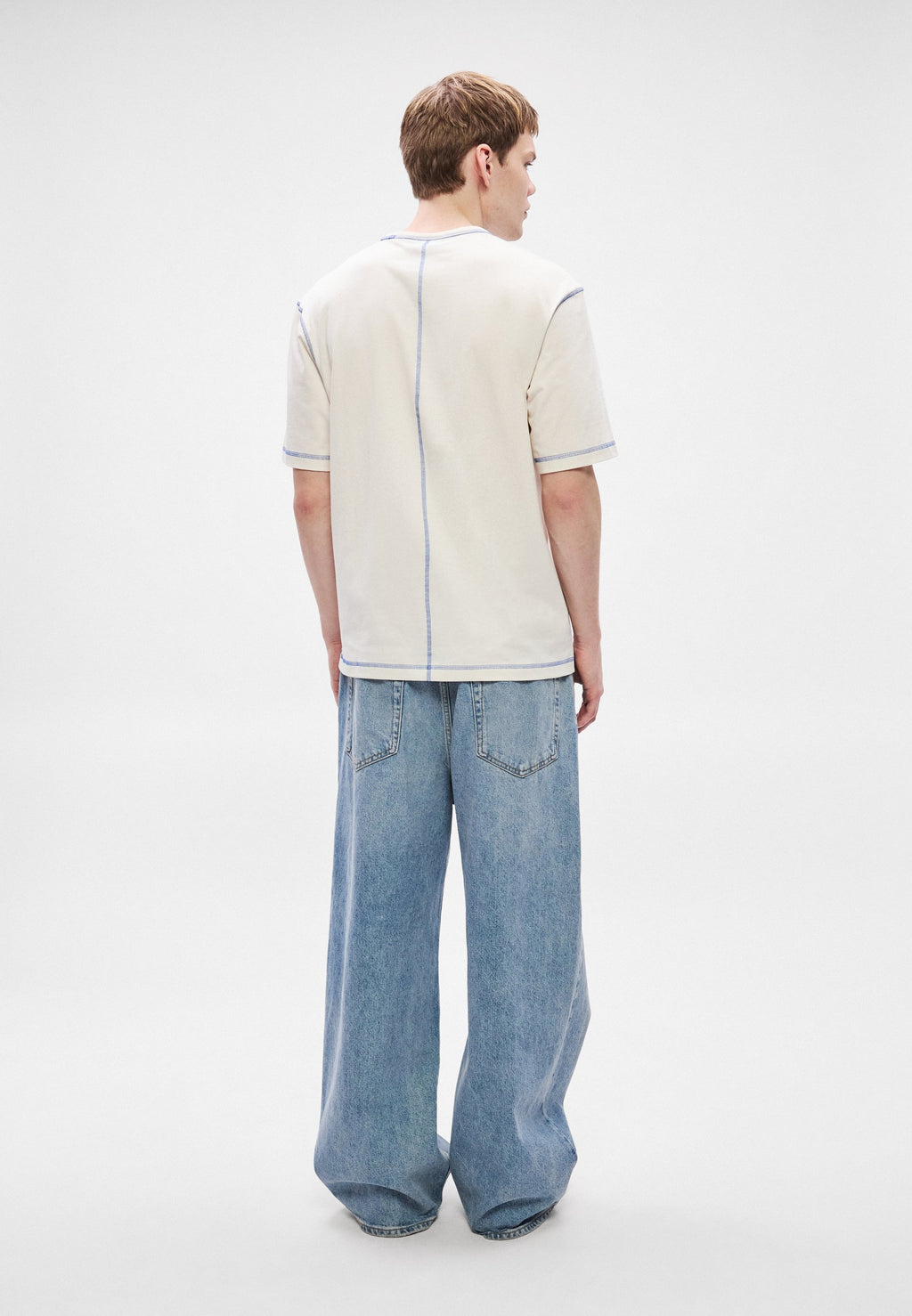NOTHAL - Print T-shirt - open white