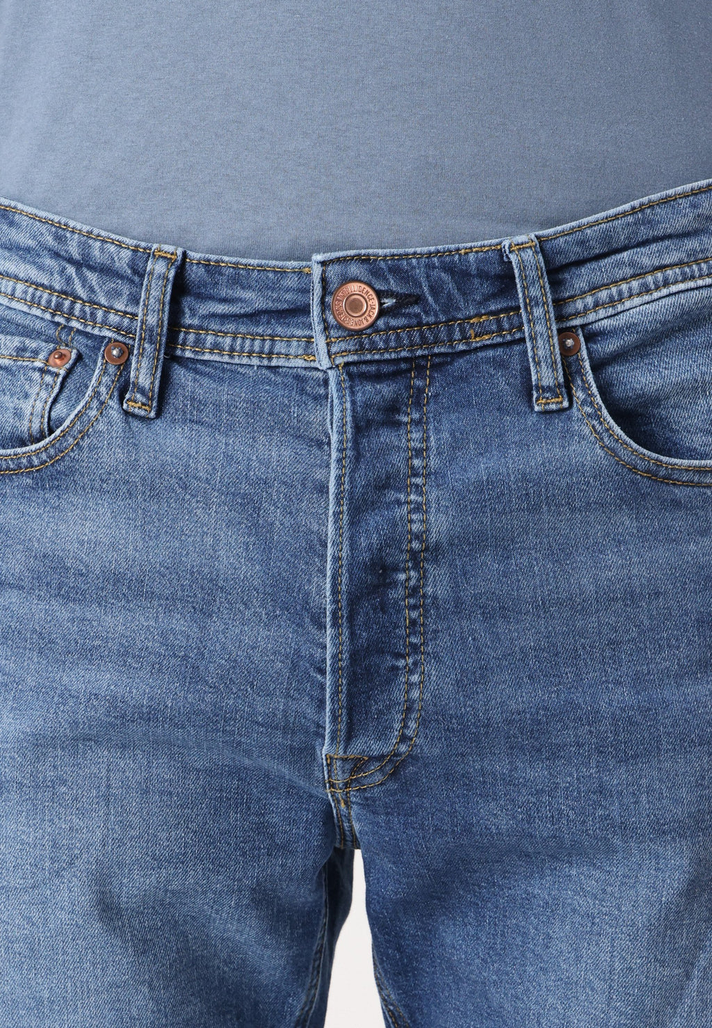 Denim Regular Fit - Denim shorts - blue denim