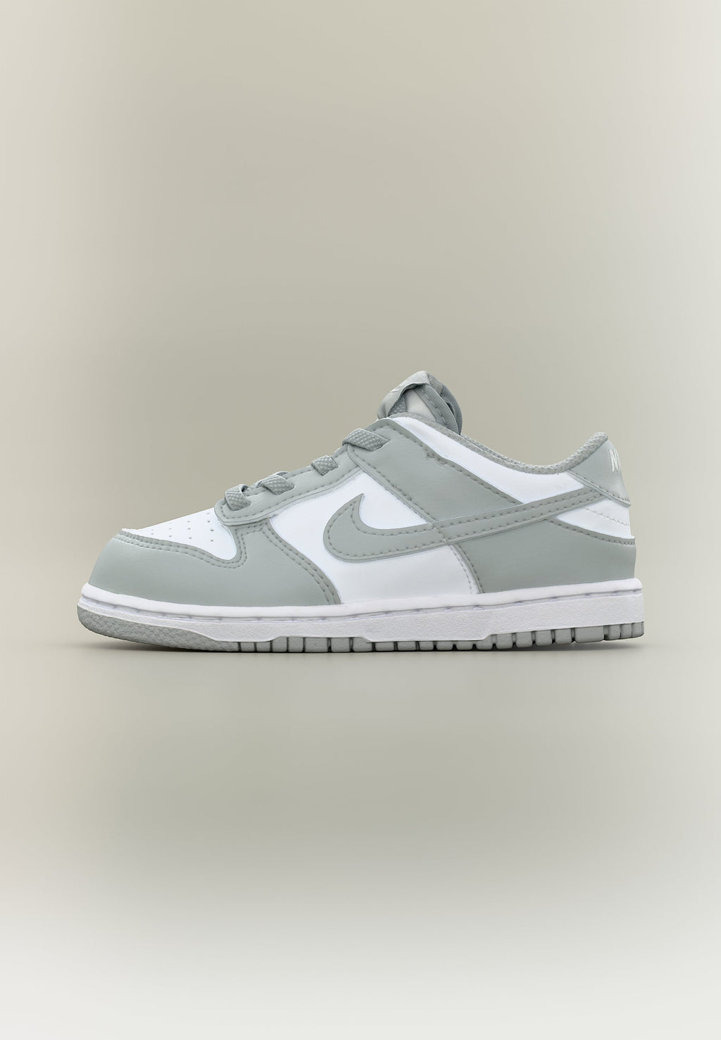 DUNK UNISEX - Trainers - white/light smoke grey