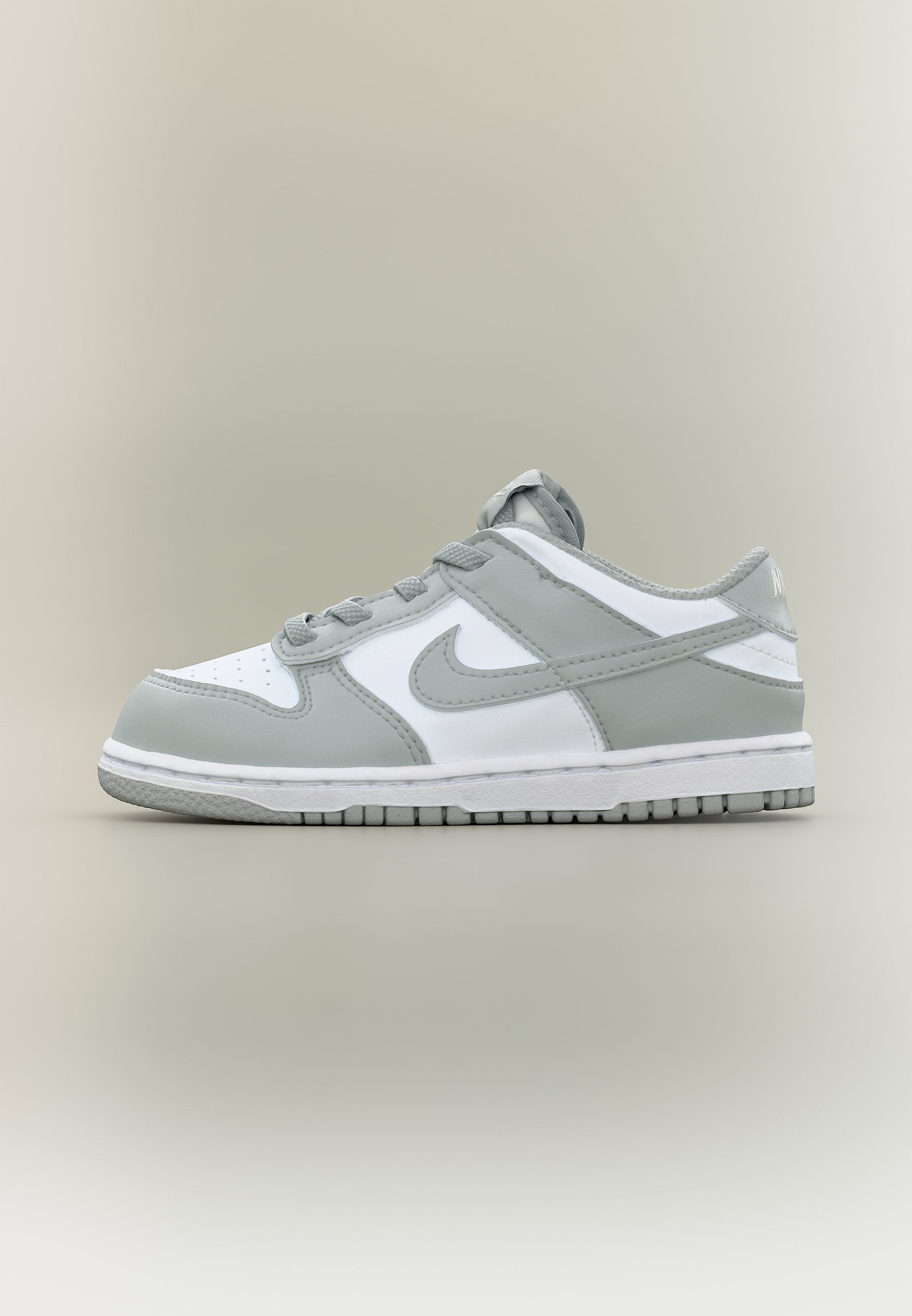 DUNK UNISEX - Trainers - white/light smoke grey