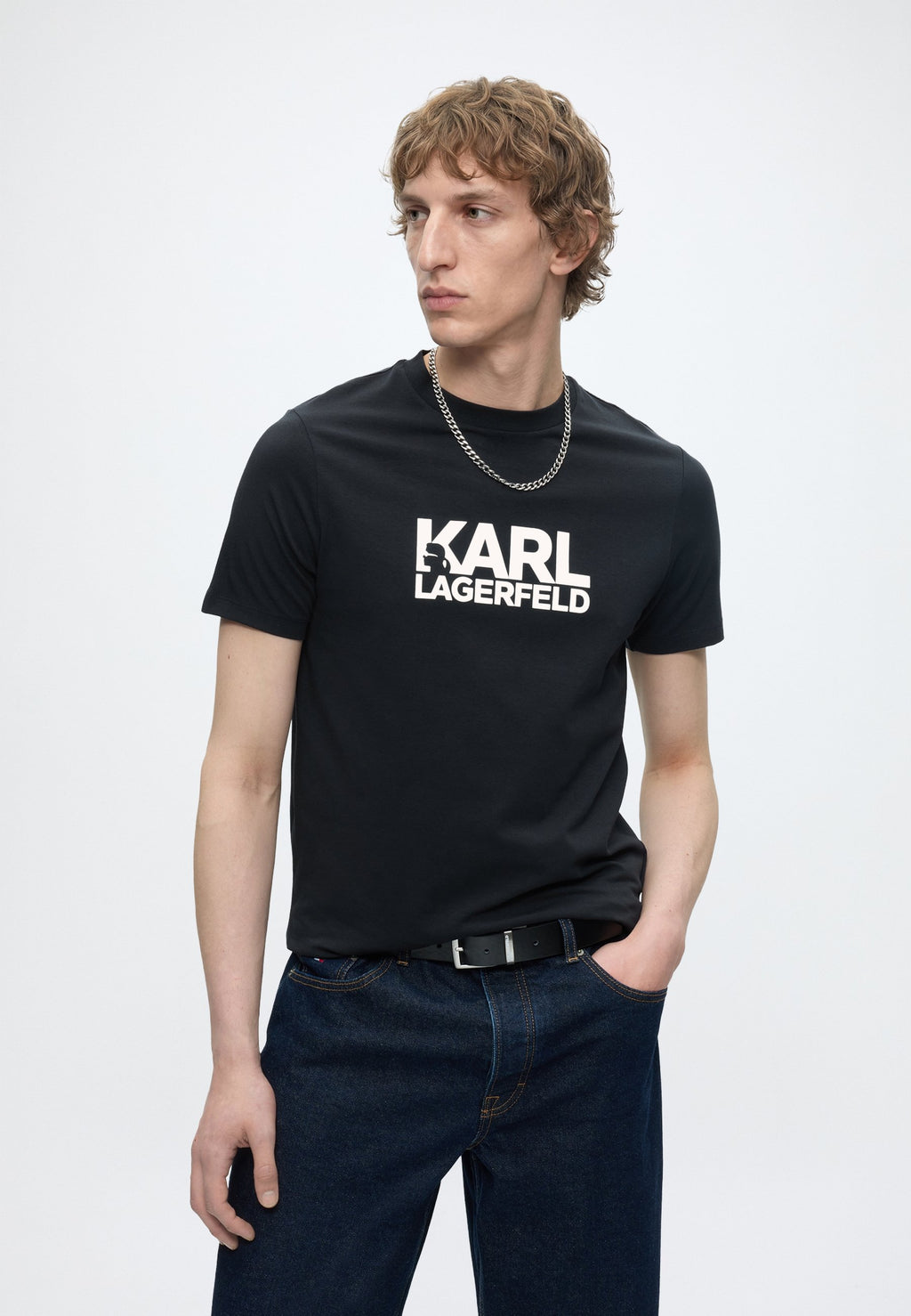 T-SHIRT CREWNECK - Print T-shirt - midnight blue