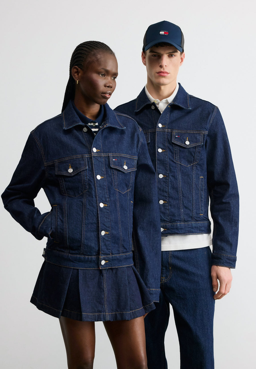 RYAN REGULAR DENIM TRUCKER JACKET - Veste en jean - denim foncé