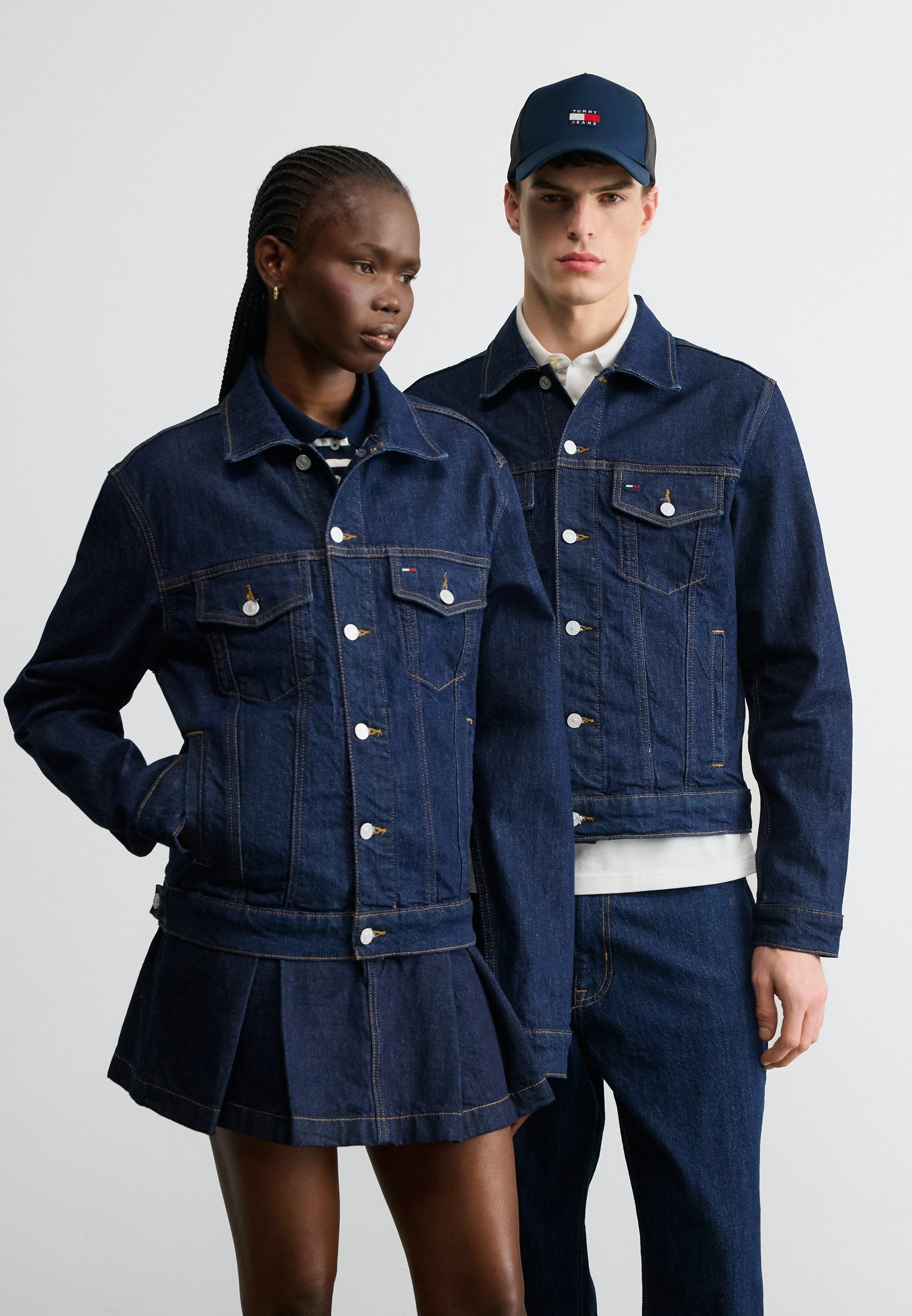 RYAN REGULAR DENIM TRUCKER JACKET - Veste en jean - denim foncé