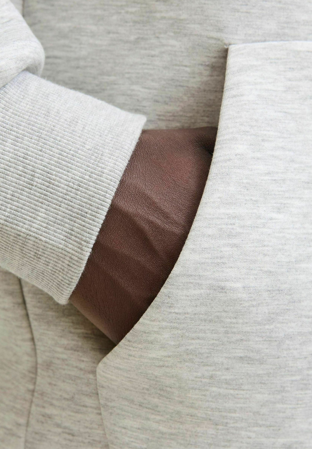 JCOFUSION HOOD - Hoodie - light grey melange