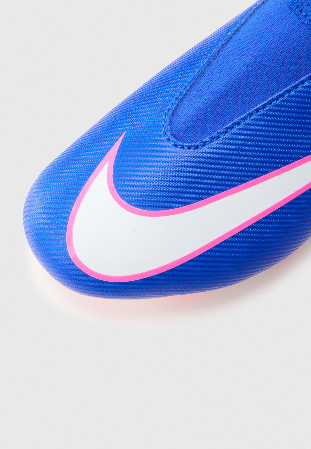 MERCURIAL ZOOM SUPERFLY 10 ACADEMY FGMG - Firm-ground football boots - racer blue/white