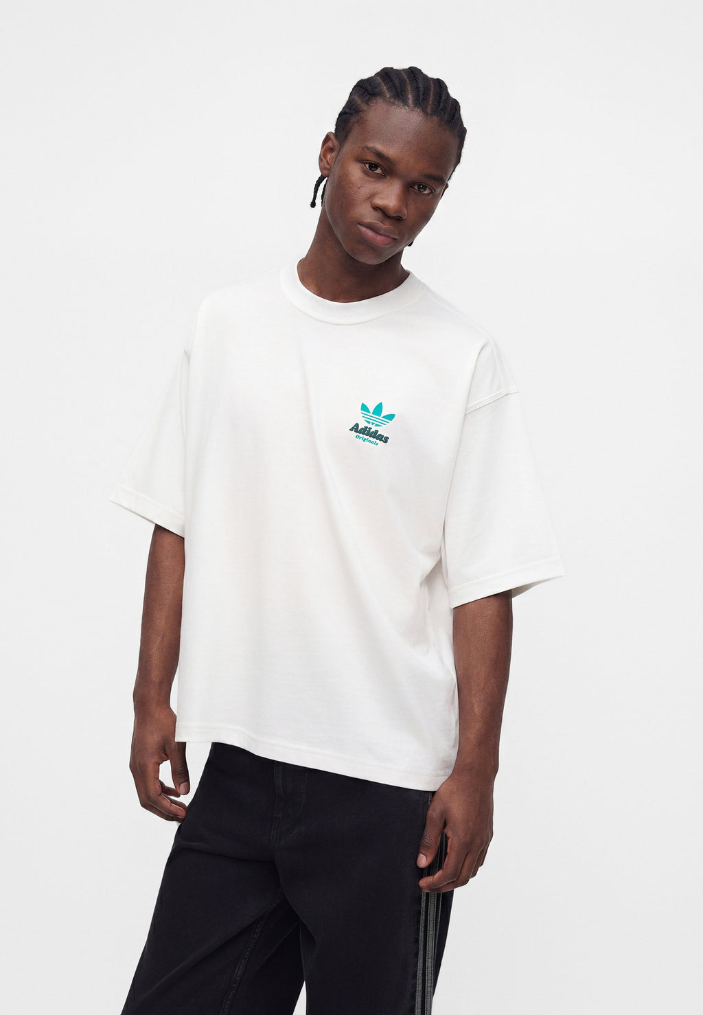 VEGGIE CHARACTERS GRAPHIC OVERSIZED TEE UNISEX - Print T-shirt - white