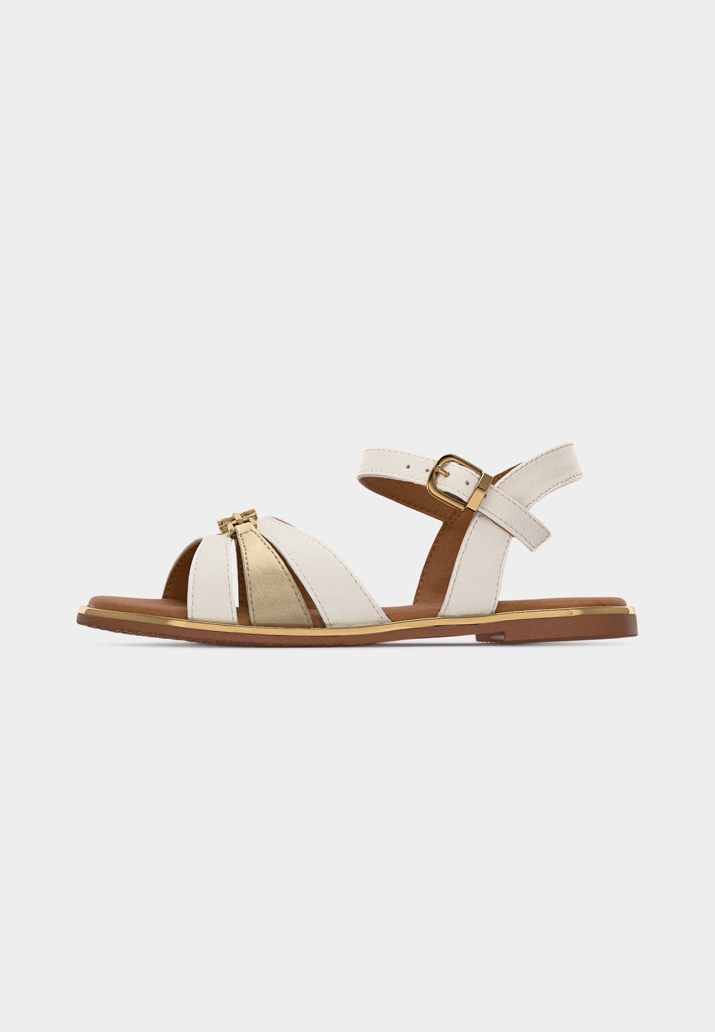 MARY - Sandals - white/platinum-coloured