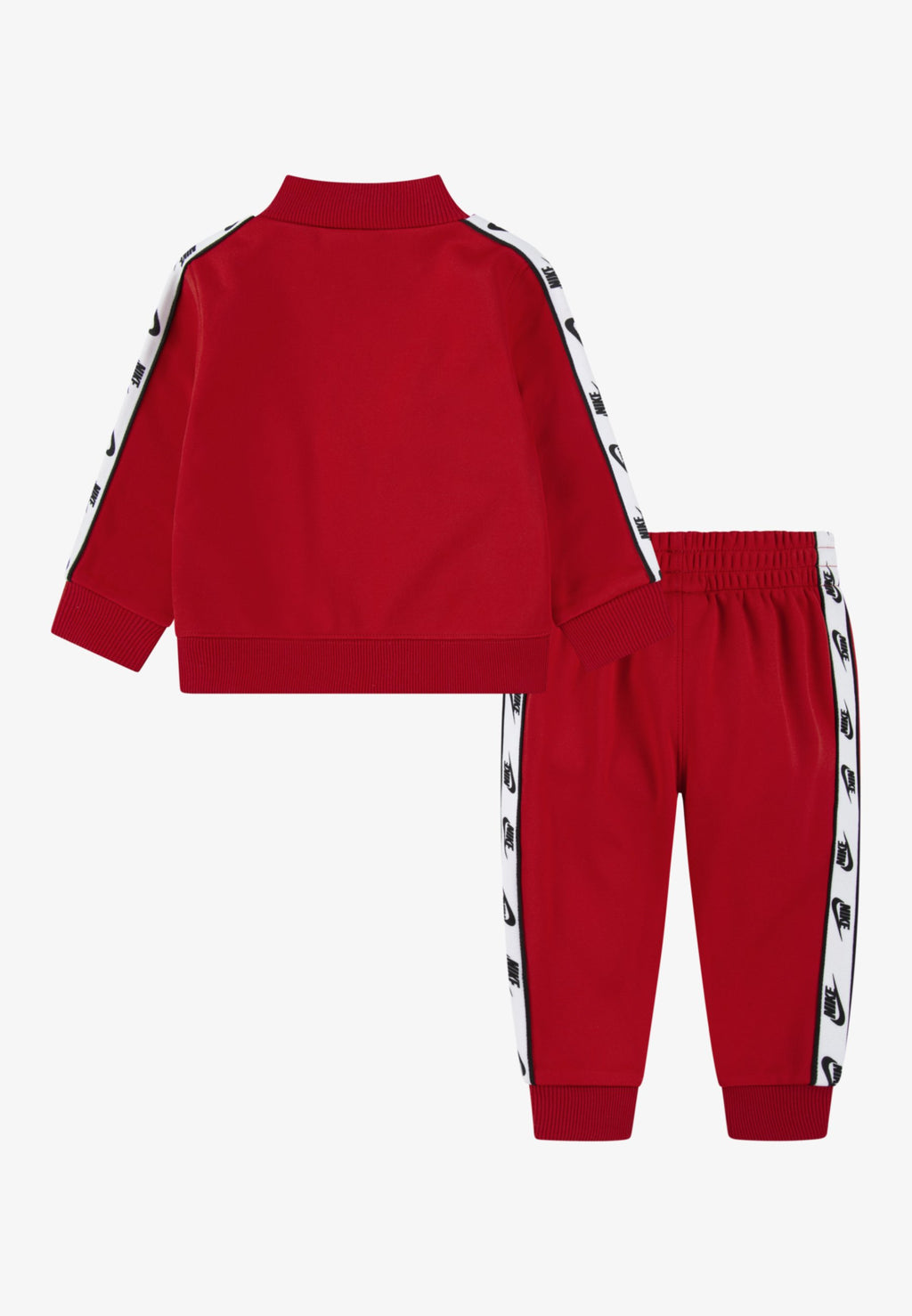 FERMUARLI LOGO ŞERİTLİ UNISEX - Fermuarlı sweatshirt - üniversite kırmızısı