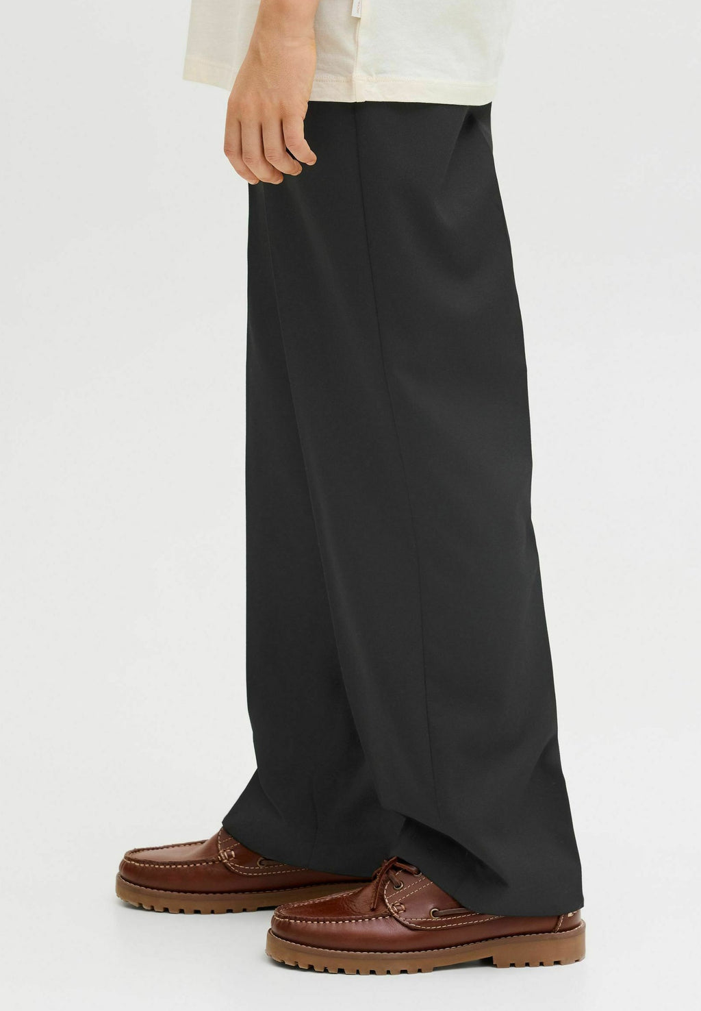 Wide-leg Wide-leg Junior - Trousers - black