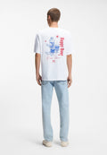 NUCAVO - Print T-shirt - white