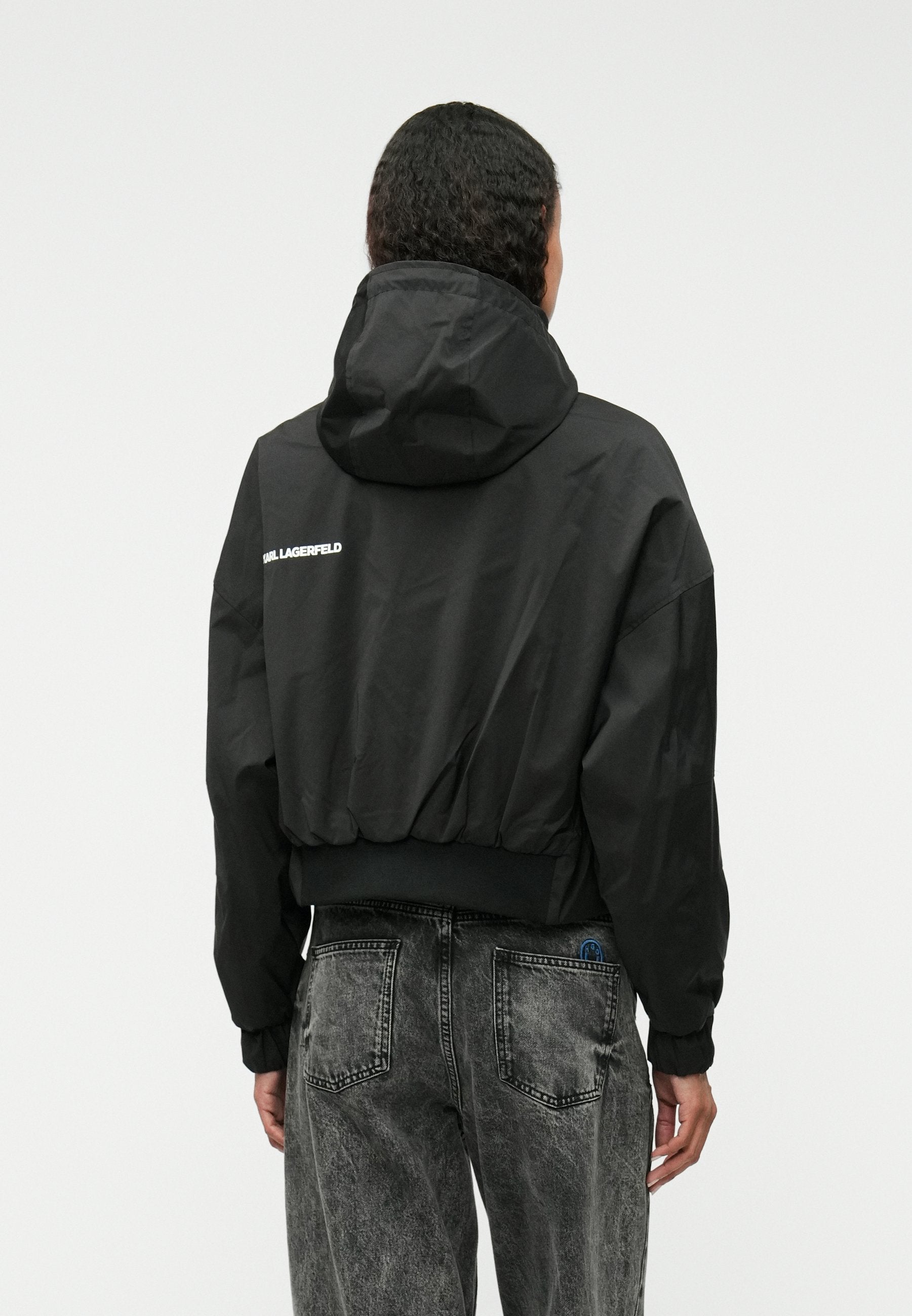 IKON HOODED JACKET - Bomber Jacket - black