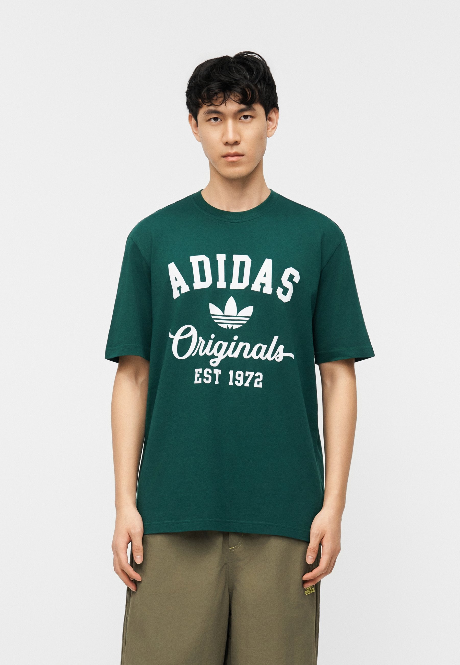 LOOSE GRAPHIC UNISEX - Print T-shirt - collegiate green