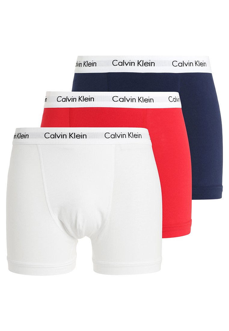 TRUNK COTTON STRETCH 3 PACK  - Trunks - white/red/blue